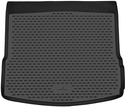 Walser XTR Kofferraumwanne für Porsche Macan (95B) 02/2014-Heute, 100% passgenaue Antirutschmatte Auto, Kofferraum Schutzmatte, Auto Gummimatten