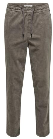 ONLY & SONS Onslinus 0185 - Pantaloni Tap Corduroy Noos, Falcon, XXL