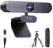 DEPSTECH Webcam for PC DW50 Pro, 4K Ultra HD with 1/2.55 Sony Sensor, Dual Noise-Canceling Microphones,3 x Zoom in, Remote Control, Autofocus Streaming Computer Camera for Laptop Mac, Teams, Zoom