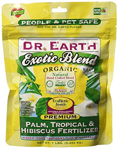 Dr. Earth 75064 Lb 5-4-6 Minis Exotic Blend Palm, Tropical And Hibiscus Fertilizer