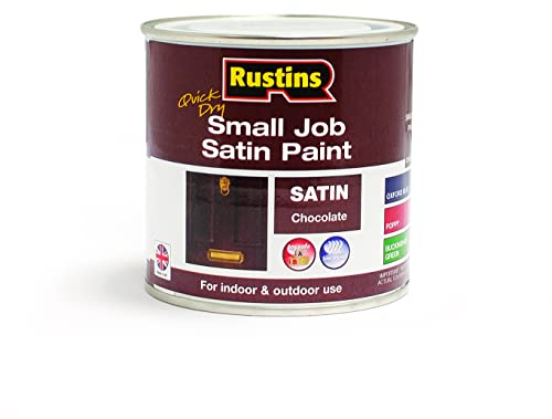 RUSTINS Small Job Satin Paint Chocolate 250ml