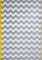 Art For Kids Chevron Wohnzimmer Graphic Zick Zack Moderner Teppich, weiß/grau/gelb, 120 x 170 cm P, Plastik, Weiß/Grau/Gelb, 160 x 230 cm