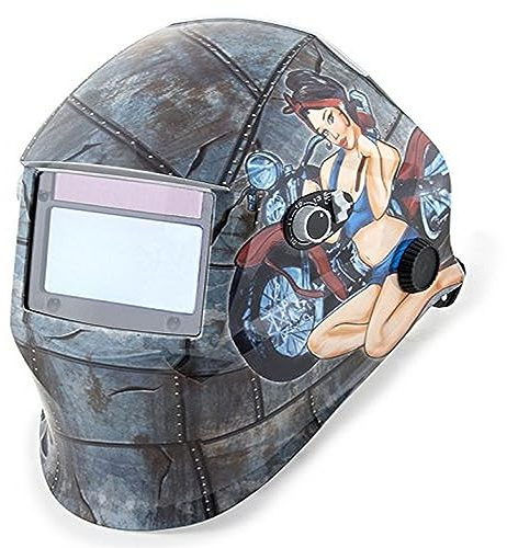 Shop Iron 45000 Solar Powered Auto Darkening Welding Helmet