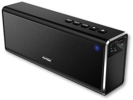 AVIOX Bluetooth Speakers 20W Portable waterproof Speakers Stereo for echo dot, iphone, android, laptop and tablet Computer bass speaker Subwoofer loudspeaker Home Party or outdoor