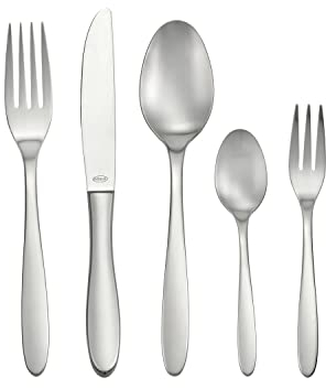RÖSLE CULTURE Besteck Set für 12 Personen – 60-teiliges Matt Poliertes Essbesteck aus Edelstahl 18/10 – Premium Geschirrset, Spülmaschinengeeignet, in Eleganter Geschenkbox