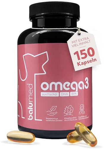 balumed® Omega 3 Kapseln für Hunde, 150 Kapseln à 1.000 mg