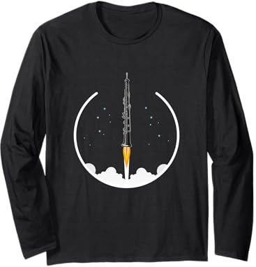 Oboe - Razzo, Divertente Regalo oboista, Divertente Oboe Maglia a Manica