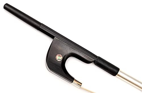 Cellobogen Silbermontierter Doppelbass-Kohlenstofffaserbogen for Schwarze Farbe