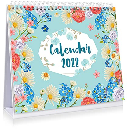 STOBOK Tischkalender Monatliche Schreibtisch Kalender: 2022 Monatskalender läuft von Januar bis Dezember Bürokalender,Wochenkalender für Zu Hause zu tun, Büro Plan Zeitplan 25CM x 23CM