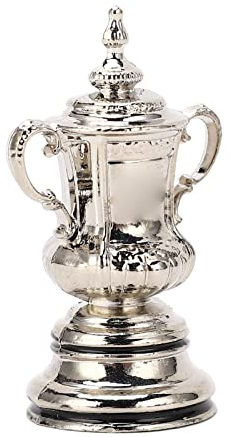 RiToEasysports Fußball-Trophäen-Cup-Modell, Mini-Fußballspiel-Modell, Hohe Simulation, Metallliga, Ornamente, Dekoration