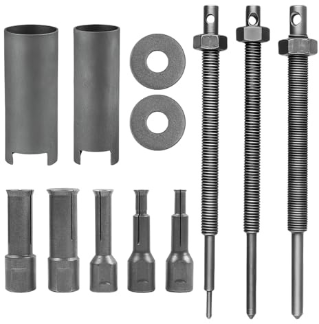 Extractor de rodamientos interiores, extractor de rodamiento interior de motocicleta, 9 – 23 mm, extractor de rodamientos de rueda para motocicleta con 5 tamaños de clips abiertos, juego de
