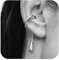 LAURITAMI Ear Cuff Gold Silber Fake Helix Knorpel Ohrringe Fake Piercing Ear Cuff Ohrringe Clip On Earcuffs Schmuck für Männer Damen