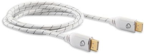 OEHLBACH GAMING DisplayPort 2.1 kabel 2,0 m – 80 Gbit/s UHBR20, 8K 240 Hz, 4K 540 Hz, HDR10, FreeSync, G-Sync, DSC, för avancerade spelare, streamer och skapare