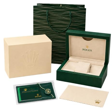 ROUHO Étui Montre en Cuir Boîte Montre Individuelle avec Coussin Souple avec Intérieur Rembourré pour Rolex Submariner