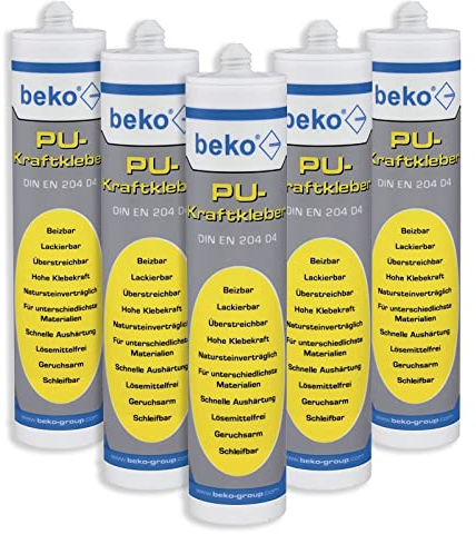 Beko PU-Kraftkleber 310 ml beige 5 Stk