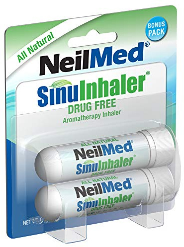 NeilMed SinuInhaler Natural Non Medicated Aromatherapy Inhaler (Bonus Pack) 2 Count (Pack of 1)