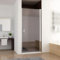 MIQU 800mm Shower Enclosure Pivot Door 6mm Clear Safety Nano Glass 1850 Height Frameless