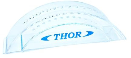 THOR-DARTS 12er Acryl Dart Display - Wave Dart Displayständer - Clear, Azur