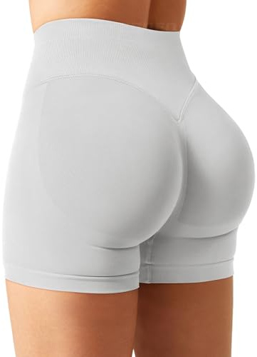 YEOREO Pantaloncini sportivi da 'donna' Invisible Scrunch Butt Lifting Gym Training Shorts 4.5 Seamless Leggings Corti per Donne Sportive