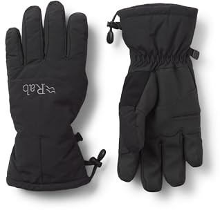 Rab Women's Storm Gloves - Waterproof Breathable Synthetic Insulated Gloves for Skiing & Snowboarding - Black - Medium