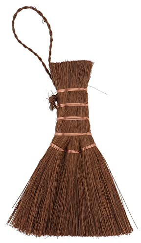 YARNOW Mini Besen Für Die Teezeremonie Aus Natürlichem Reisstroh Mit Praktischem Hängeseil Leicht Und Langlebig Für Haushaltsreinigung Und Pflanzenpflege