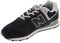 New Balance Jungen 574 Sneaker, Schwarz, 38 EU