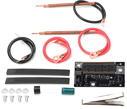 Máquina Portátil de Soldadura por Puntos de 12V, Micro Punto Soldador Portátil, Almacenamiento de Batería, Soldadores por Puntos Bolígrafo, Mini Soldador por Puntos de Batería de Cobre Puros