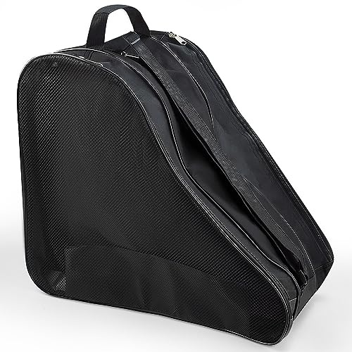 PERFETSELL Bolsa para Patines en Linea Bolsa para Patinete Infantil Bolsa para Patines Niña Mochila para Patines y Casco Mochila Patines de 4 Ruedas para Patines Casco Protecciones, 3 Compartimentos
