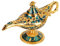 Outbit Aladdin Lampe, Aladdin Lampe Orientalische deko, Aladdin Magic Genie Lampe Metall geschnitzt Hollow Legend Lampe Hohl Aladdin Magic Genie Licht Wishing Pot