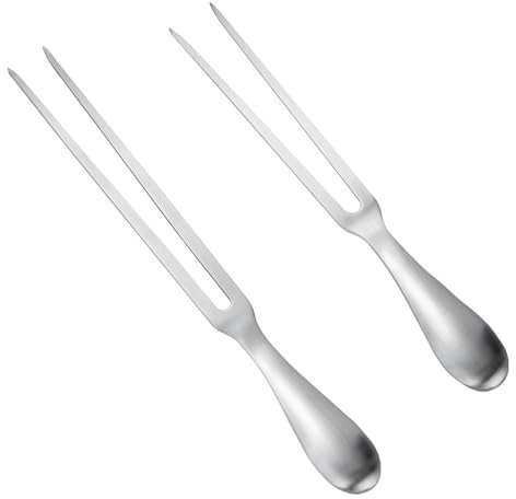 2 Pcs Meat Fork, Stainless Steel Meat Fork, Suitable for Barbecue and Cooking, Dishwasher Safe, Ideal for Carving, Barbecues, Suitable for Grilling and Carving