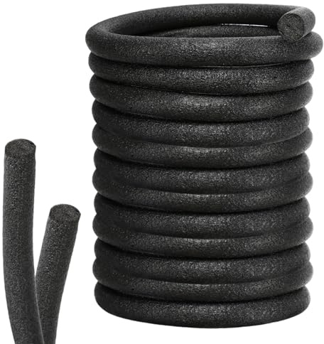 PATIKIL 3/4 Inch(20mm) Diameter x 262.5 Feet Backer Rod for Gaps and Joints, Foam Rope Caulk Crack Joint Filler Roll Seal Weather Strip for Home Construction, Black