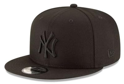 New Era x MLB Men's New York Yankees Basic 9Fifty Snapback Hat Black/Black