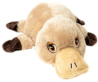 Habibi Premium Wärmekissen/Stofftier f. Kinder u. Erwachsene - 1953 Schnabeltier, herausnehmbare Hirsefüllung - Wärmekuscheltier zum Erwärmen in der Mikrowelle/Backofen, ideal auch für Babys