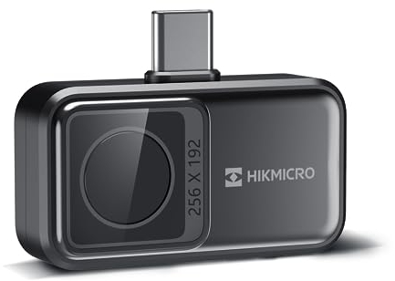 HIKMICRO Mini2 Thermal Imaging Camera for Android, 256 x 192 IR Resolution, 25Hz Refresh Rate, 50° Wide Angle, Infrared Thermal Imager 49,152 Pixels, -20°C to 350°C, USB-C,not for iphone