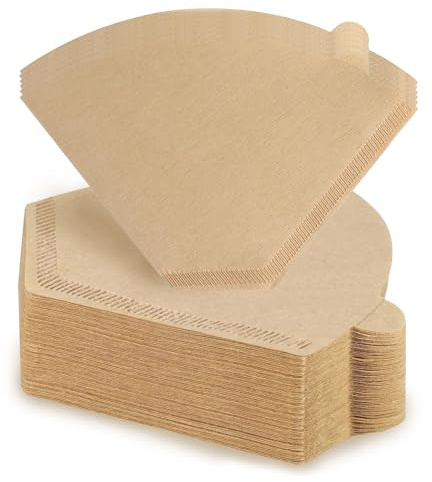 100 Pcs Size 4 Cone Coffee Filters Disposable Coffee Paper Filters Coffee Filters 8-12 Cup for Pour Over and Drip Coffee Maker