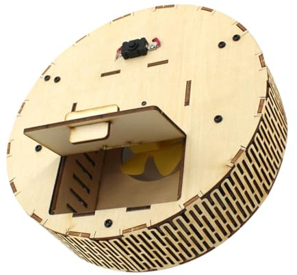 HOODANCOS Wooden 3d Vacuum Cleaner Puzzle Stem Diy Model Kit for Kids Educational Science Experiment Brain Teaser Toy