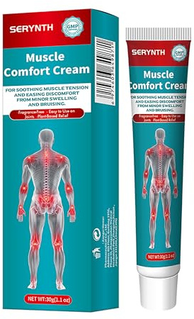 Crema Muscular Confort 30g - Calma Músculos y Articulaciones para Estilos de Vida Activos, Fórmula Refrescante y No Grasa para Facilitar el Movimiento