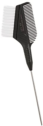 LUCKDANO Pettine Professionale per Tintura Capelli - Spazzola Ergonomica e Bifacciale per Tinta per Parrucchieri - Setole in Nylon Facile Applicazione Capelli Leggeri e Resistenti