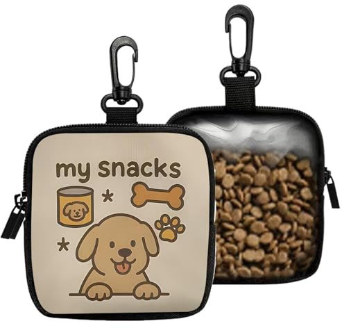 Bolsa Premios para Perros Dispensador Portátil de Recompensas
