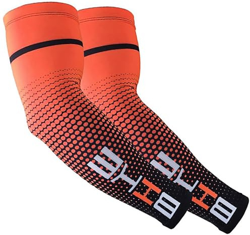 iColofun Arm Sleeves for Men Women Compression UV Protection Gaming Sleeve to Cover Arms, Anti-Slip Tattoo Cover UPF 50+ Sun Sleeves for Golf, Cycling, Cricket, Running, Driving, Hiking