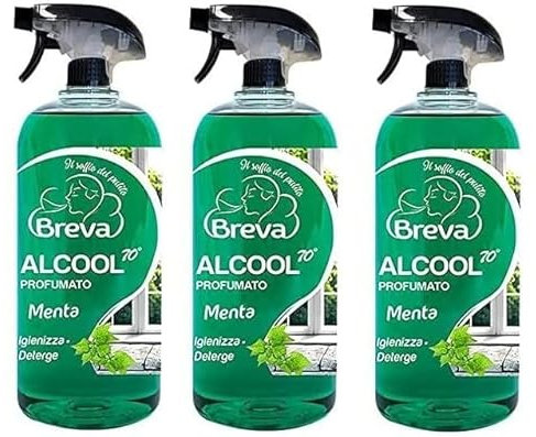 ALCOOL (spray) 70° PROFUMATO MENTA​ 750 ML (3)