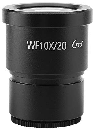 Akozon Microscopio Ocular 10X, 1 Pieza WF10X/20 Ocular de Microscopio Estereoscópico, Tamaño De Montaje 30mm para Microscopio Estéreo Binocular Triocular
