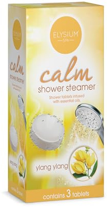 3 Pack Ylang-Ylang Calming Relaxing Shower Steamers | Infused with Essential Oils | Home Spa Experience | Infuses with Shower Steam (1)