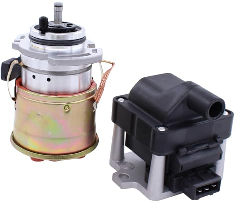 Zündspule Zündverteiler Zündmodul Verteiler Kappe Zündspulenmodul Verteilerkappe Zündanlage Zündeinheit Zündverteilerkappe für Vento Golf 3 Polo 6N1 Caddy Arosa Cordoba 6K Ibiza Inca Felicia 1.6 1.4