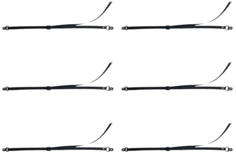 Rordigo Packung mit 6 verstellbaren Sicherheitsgurten für TV, selbstklebende Verankerungen, kippsicher, ohne Bohren für Möbel, flache Bildschirme an der Wand, Schrank