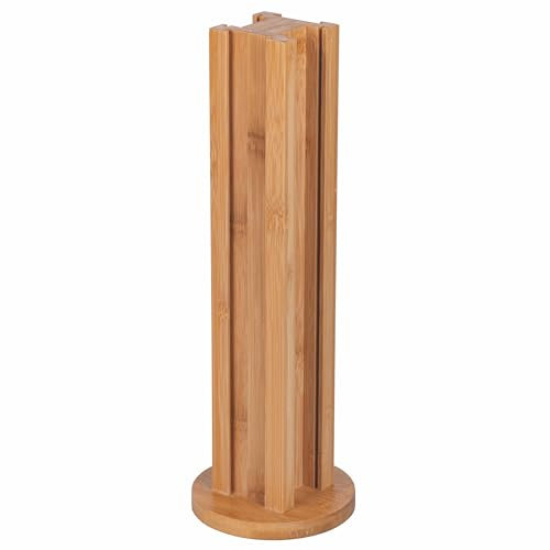 GALILEO Porte-capsule café en bambou, 4 logements, Ø11 x 32,5 cm, OuiChef