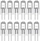 12 Pezzi Lampadina Alogena G4 20W 12V, Lampadine Alogene G4 20W 12V Con Capsula Trasparente a 2 Pin, Lampadine Alogene G4 Dimmerabili Bianco Caldo 2700K, per Lampadari, Illuminazione interna