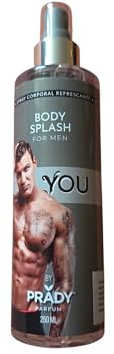 Body Inspi Si GA Splash for Men, Spray Corporel Rafraîchissant, 250ml