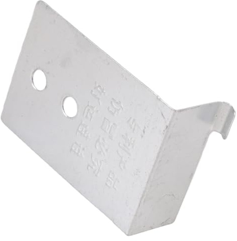 100 pièces cadre d ' angle de boîte d ' angle en acier inoxydable trou arrière à 90 degrés Angles droits meubles suspendus Code lien cadre de lit plaques de connecteur de porte