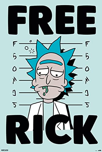 Grupo Erik Poster Rick & Morty Free Rick